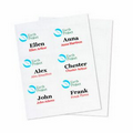 Recycled Name Tag Paper Insert - 4 Color (4"x3")
